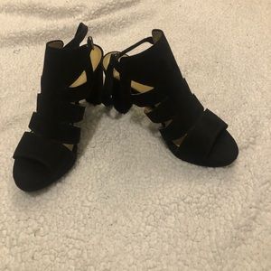 Black heals shoes